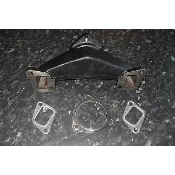 JCB EXHAUST MANIFOLD 02/200074 + GASKETS 3CX PERKINS #1 image