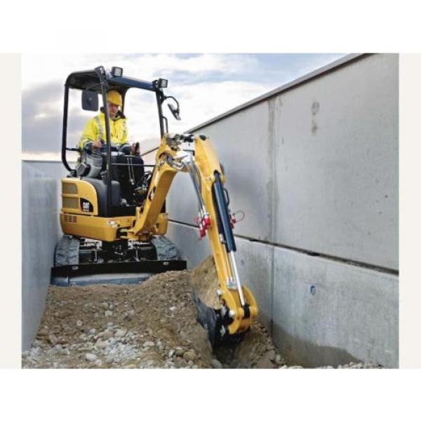 1.7 TONNE ZERO SWING TIGHT ACCESS MINI EXCAVATOR DRY HIRE - 3 BUCKETS &amp; TRAILER #3 image