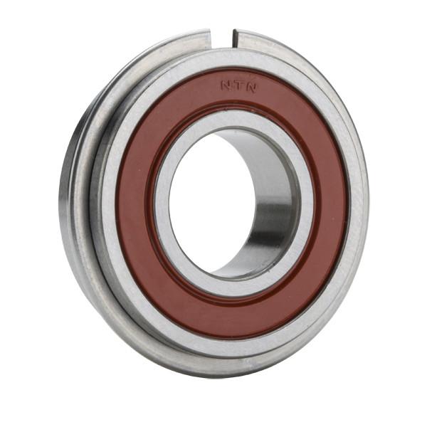 6004LLUNR/19.1C3#01, Single Row Radial Ball Bearing - Double Sealed (Contact Rubber Seal) w/ Snap Ring #1 image