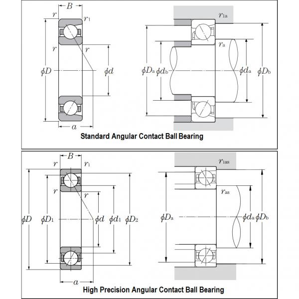 7000, Single Angular Contact Ball Bearings - Open Type #2 image