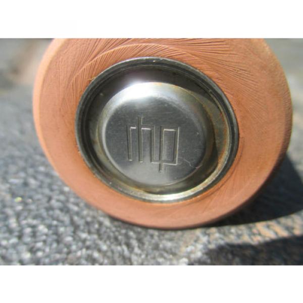 RHP rubber coated bearing idler roller 1.5&#034; OD w/  treaded stud shielded bearing #3 image