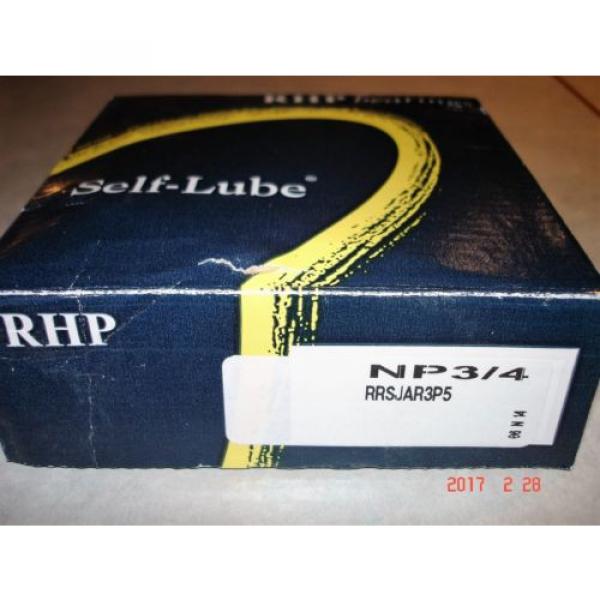 RHP NP3/4 PILLOW BLOCK BEARING RRSJAR3P5, SELF LUBRICATING #2 image