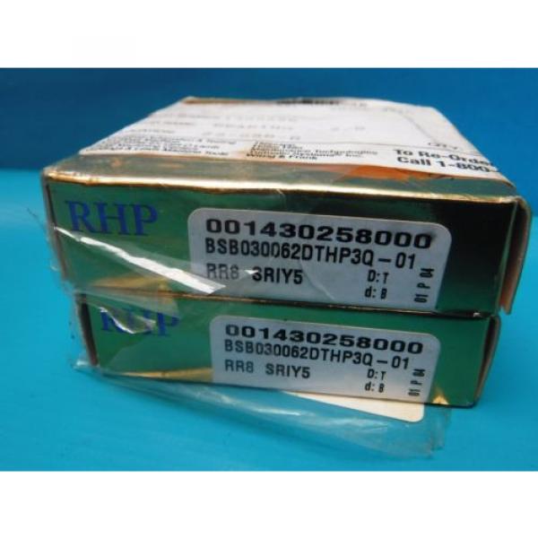 NEW  RHP BSB030062DTHP3Q-01 SUPER PRECISION BEARINGS #2 image