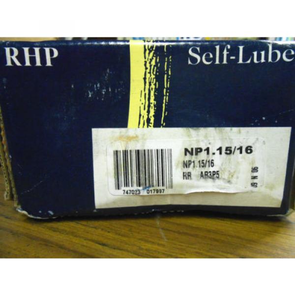 NEW RHP SELF-LUBE PILLOW BLOCK BEARING NP1-15/16  AR3P5 .......... WQ-03 #1 image