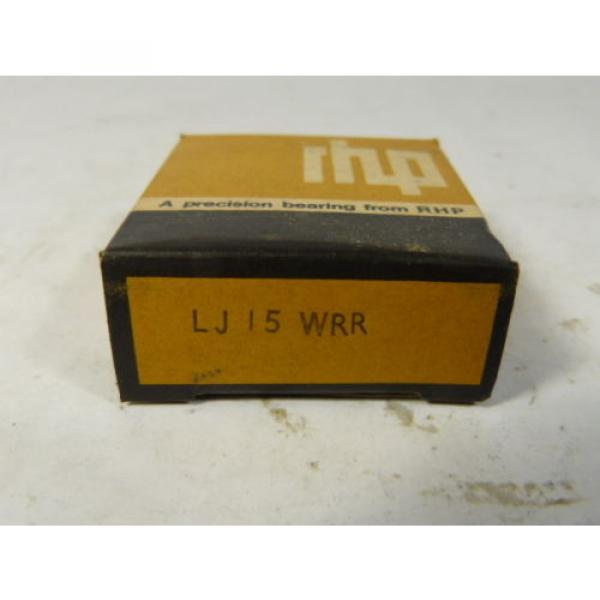 RHP LJ15WRR Single Row Ball Bearing ! NEW ! #3 image
