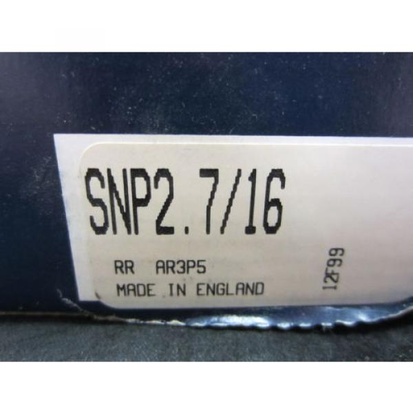 New RHP Pillow Block Bearing, 2-7/16&#034; Bore - SNP2.7/16 #2 image