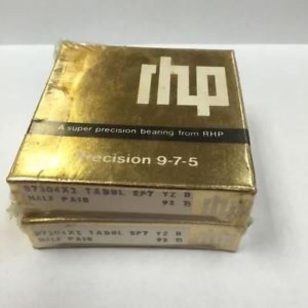 One Pair of B7304X2 TADUL EP7 YZ B Precision 9-7-5 Bearings from RHP #1 image