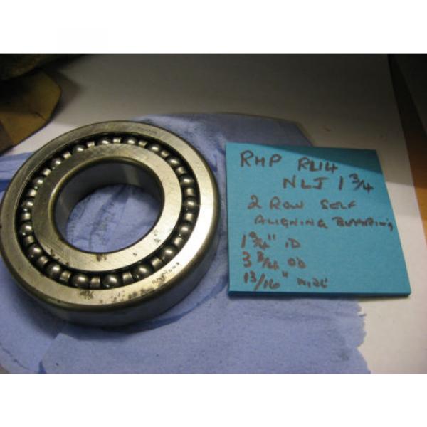 RHP RL14 / NLJ 1 3/4&#034; 2 row self aligning bearing race. 1 3/4&#034; x 3 3/4&#034; x 13/16&#034; #3 image